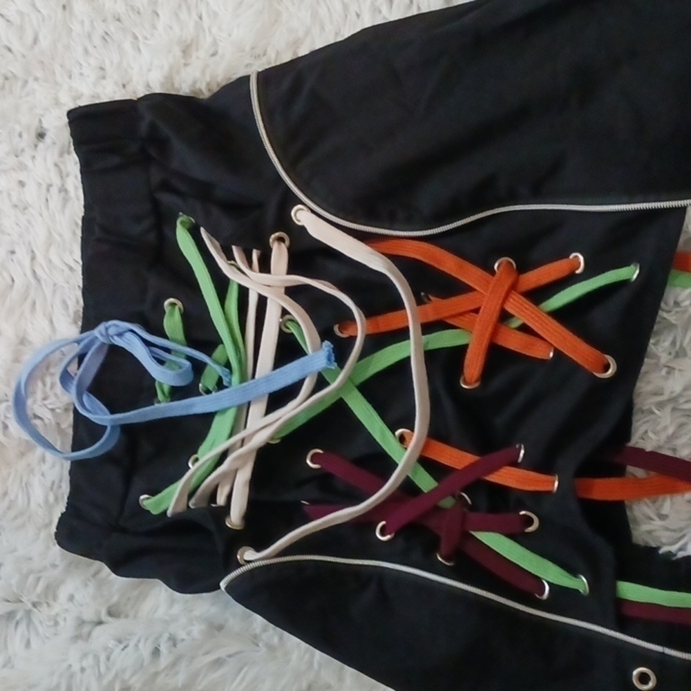 Women's Sexy High Waist Skirt with Strings Attached. Nwot. - Picture 7 of 9